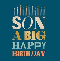 Tap to view Son Big Happy Birthday Square Card