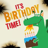 Tap to view Dragon Square Birthday Card