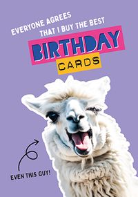 Tap to view I Buy The Best Birthday Card