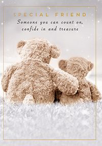 Tap to view Special Friend Teddy Bears Birthday Card