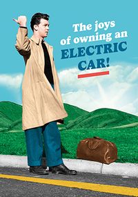 Tap to view Joys Of Owning An Electric Car Birthday Card