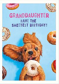 Tap to view Granddaughter Sweetest Birthday Card