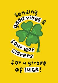 Tap to view A Stroke of Luck Card