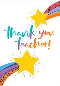 Tap to view Shooting Star Thank You Teacher Card