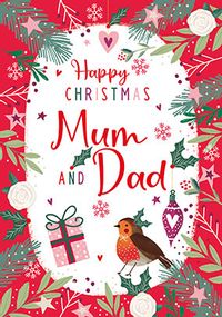 Tap to view To Mum And Dad Happy Christmas Card