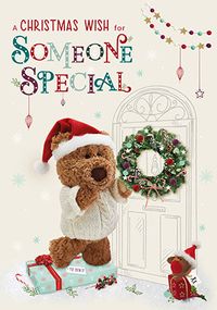 Tap to view Barley Bear For Someone Special Christmas Card