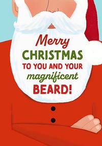 Tap to view Santa Merry Christmas to you and your Beard Card