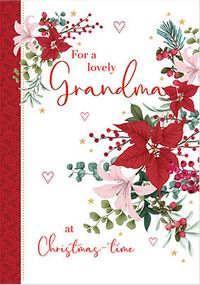 Tap to view Lovely Grandma Floral Christmas Card