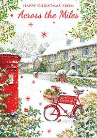 Tap to view Across the Miles Christmas Street Card