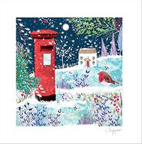 Tap to view Countryside Post Box Square Christmas Card