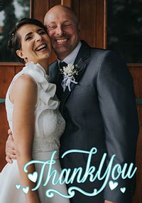 Tap to view Essentials - Wedding Thank You Card Full Photo Upload