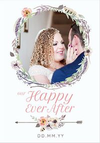 Tap to view Our Happy Ever After - Photo Wedding Invite