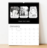 Tap to view Retro Photo Collage Calendar