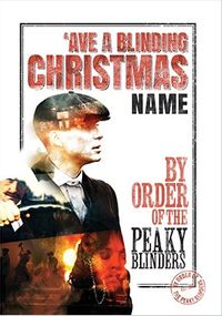 Tap to view Peaky Blinders Personalised Christmas Card