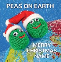 Tap to view Peas On Earth Personalised Card