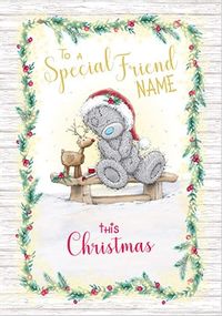 Tap to view Me To You - Special Friend Personalised Christmas Card