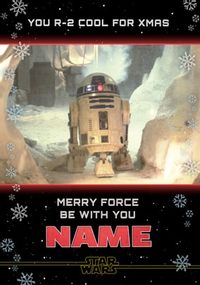Tap to view Star Wars R2D2 Personalised Christmas Card