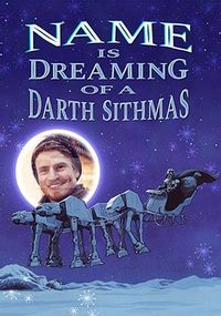 Tap to view Star Wars Darth Sithmas Photo Christmas Card