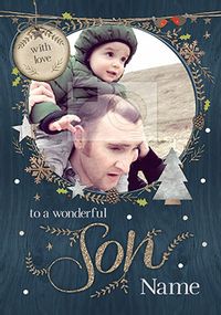 Tap to view Winter Wonderland - To a Wonderful Son Christmas Card