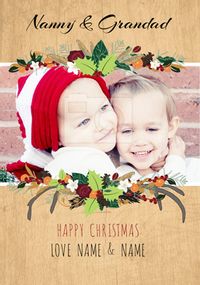 Tap to view Woodland Wonder - Nanny & Grandad Christmas Card