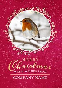 Tap to view Warm Wishes Company Christmas Card