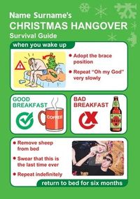 Tap to view Christmas Hangover Survival Photo Card