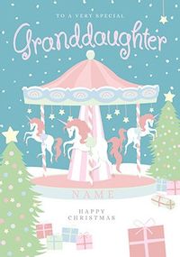 Tap to view Very Special Granddaughter Personalised Christmas Card