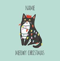 Tap to view Meowy Christmas Personalised Card