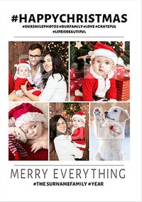 Tap to view Merry Everything Multi Photo Christmas Card