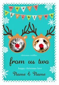 Tap to view Bauble Yourself - Xmas Pets Christmas Card