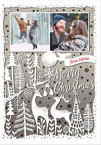 Tap to view Reindeer and Mistletoe Photo Card