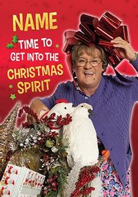 Tap to view Mrs Brown's Boys - Christmas Spirit Personalised Card
