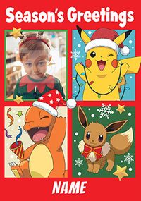 Tap to view Pokemon - Merry Christmas Photo card
