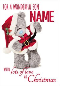 Tap to view Son Christmas Card Tatty Santa - Me to You Photo Finish