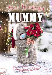 Tap to view Me To You - Wonderful Mummy Personalised Christmas Card