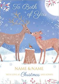Tap to view To Both of You Personalised Christmas Card