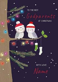 Tap to view Godparents at Christmas Personalised Card
