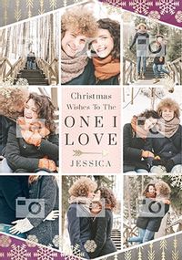 Tap to view One I Love Multi Photo Christmas Card