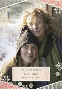 Tap to view Wonderful Stepmum Photo Christmas Card
