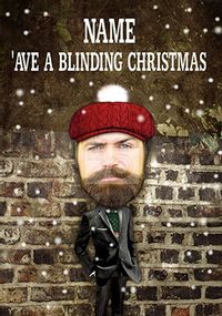 Tap to view A Blinding Christmas spoof Christmas card