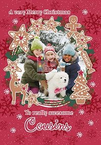 Tap to view Awesome Cousins Photo Christmas Card