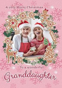 Tap to view Wonderful Granddaughter Photo Christmas Card