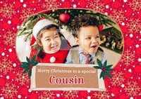 Tap to view Special Cousin Photo Christmas Card