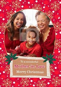 Tap to view Wonderful Mother-In-Law at Christmas Photo Card