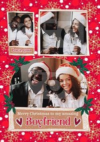 Tap to view Amazing Boyfriend at Christmas Photo Card