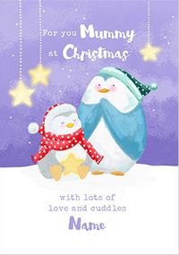 Tap to view Mummy Penguin personalised Christmas card