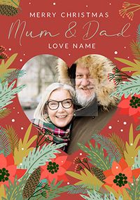 Tap to view Merry Christmas Mum & Dad Photo Card
