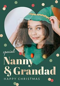 Tap to view Special Nanny & Grandad Christmas Photo Card