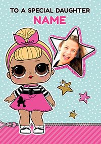 Tap to view LOL Surprise Photo Upload Daughter  Personalised Birthday Card