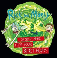 Tap to view Rick & Morty Birthday Card